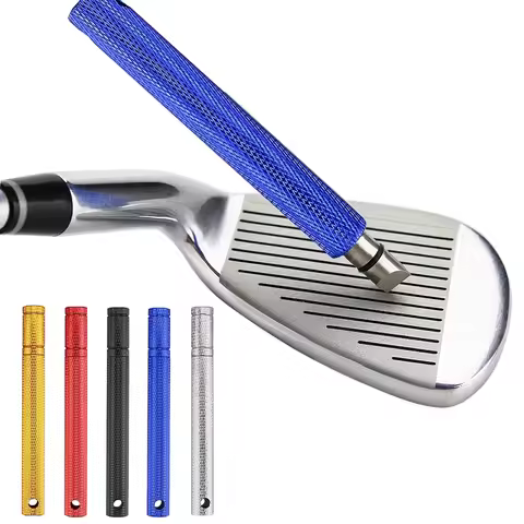 Golf Club Grooving Sharpening Tool 5 Colors Golf Groove Sharpener Wedge Club U V Type Square Regroov