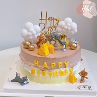 Tom n Jerry Topper Cat Dog Cake Decoration