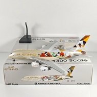 Aviation 1: 400 Aviation A380 A6-APD A6-APE Alloy Airplane Model