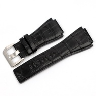 34*24mm quality flat End Italian Calfskin Leather Watch Band For Bell Series BR01 BR03 Strap Watchba