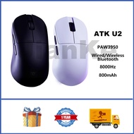 ATK U2 Wireless Gaming Mouse PAW3950 Dual 8K 800mAh Lightweight Three Mode Gaming Mouse