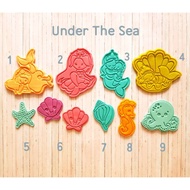 Under THE SEA 1-9 Cookie cutter (sold individually)