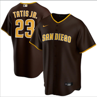NFL embroidered jersey Men's San Diego Padres Fernando Tatis Jr. Brown Tan Player Jersey