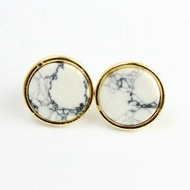 $3 OFF | CIRCLE MARBLE EARRINGS
