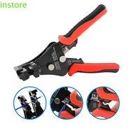 INSTORE Wire Stripper Pliers, Crimping Cable Wire Automatic Stripping Pliers, Multifunctional Cut Line Portable 3 in 1 Cable Stripping Wire Pliers Hand Tools