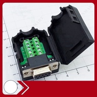 DB9 Port 9-Pin Female Connector Domino Screw Wire With Cover General Components Warehouse
