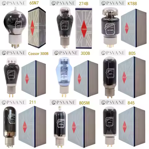 PSVANE COSSOR 6SN7 274B 300B KT88 211 805 845 805M Vacuum Electronic Tube Precise pairing Audio Valv