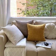 45X45CM SOFA CUSHION COVER ARMCHAIR PILLOW CHENILLE VELVET DECOR PILLOW THROW CUSHION INSERT| M.O.V.