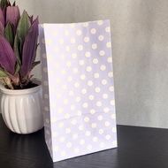 Korean Paper Bag Roti / Bakery / Snack New Motif Polkadot Bungkus Roti / Dessert - GG0644
