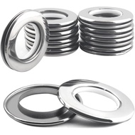Ailejia Stainless Steel Curtain Grommets Eyelet Rings Round Full Metal Rings Inner Diameter 1-9/16"(