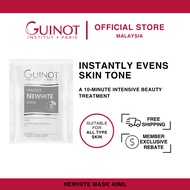 Guinot Newhite Brightening Sheet Mask (7pcs x30ml) - Radiance Booster in 10 mins | Dark Spot Correct