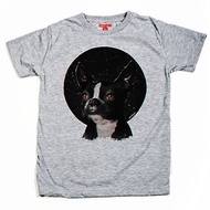 Dog space French Bulldog unisex men woman cotton mix Chapter One T-shirt