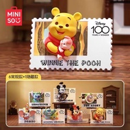 [Genuine Version] MINISO MINISO 100th Anniversary Retro Stamp Series Blind Box, Trendy Play Figure Toy Doll, Cute Stitch Doll Doll Decoration