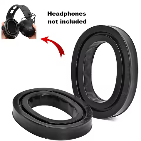 Tactical Headset Earmuffs Gel Ear Pad for 3M Peltor Self-Adhesive & Cooling Replacement Ear Cushions