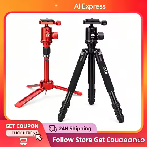 Sirui 3T-35K Mini Adjustable Aluminum Alloy Tripod With Ball Head For Canon Nikon Digital SLR Camera