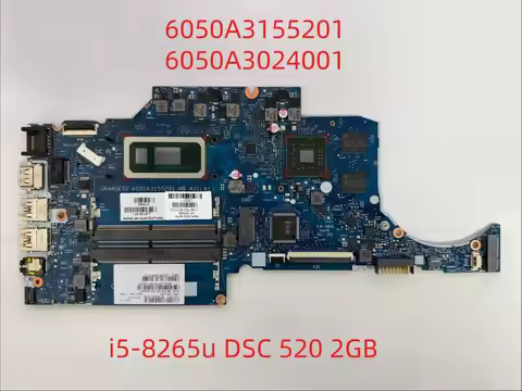L38150-601 mainboard For HP Laptop 14-CK 240 246 G7 w 520/2GB GPU i5-8265U CPU Motherboard