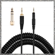 [feidan33.ph] -M50x Headphone Cable Replacement- Coiled AUX Cord for  -M40x, -M70x with 1/4" Adapter