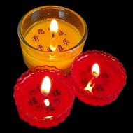 Vegetable Butter Lamp Small Candles Smokeless Household Fragrance Products Tibetan Characters 4 Hour
