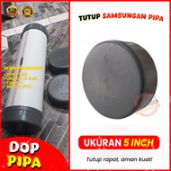 DOP PIPA PRALON 5 INCH tutup pipa 5 sambungan fitting cap pipa 5inch
