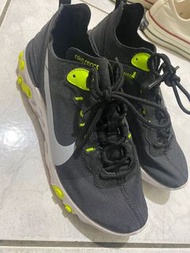 Nike 螢光黃運動鞋 黑色百搭 正版