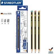 [HCM]Bút chì 2B Staedtler120 Chì Sọc Vàng (Hộp 12 Cây)