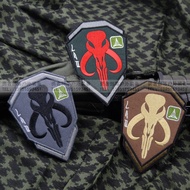 [Brave Tribe] TAD Bounty Hunter Embroidered Badge Velcro Tactical Armband Chest Sticker Pack Sticker