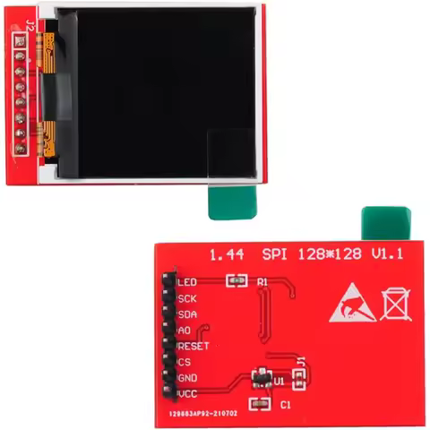 TFT Display 1.44 Inch IPS 7P SPI HD 65K TFT Full Color LCD Module ST7735 Drive IC 80*160 For Arduino