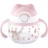 KJC Edison Mama 動物造型吸管馬克杯，搭配重，粉紅色