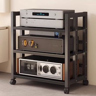 Power Amplifier Rack Multi-Layer Bile Machine Rack Movable Speaker Rack Household HIFI Cabinet Multi