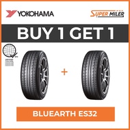 2pcs YOKOHAMA 205/55R16 ES32 BLUEARTH 91V Car Tires
