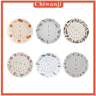 [Chiwanji] Dumpling Plate Dumpling Tray Holder Fruit Drain Dish Dumpling Serving Plate