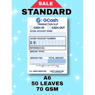 COD GCASH TRANSACTION SLIP | STANDARD | MINI SIZE