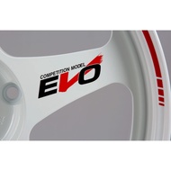Evo Regamaster Rim Sticker Spoon Set Rim Sticker Regamaster Evo Original Sticker Kereta Car Sticker