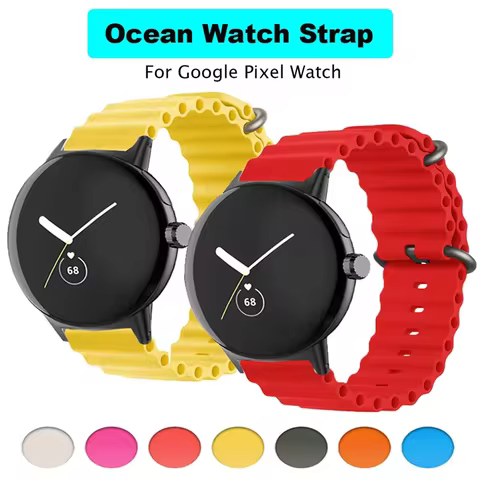 Sport silicone strap For Google Pixel Watch 2 band Replacement belt Ocean bracelet Correa for Pixel 