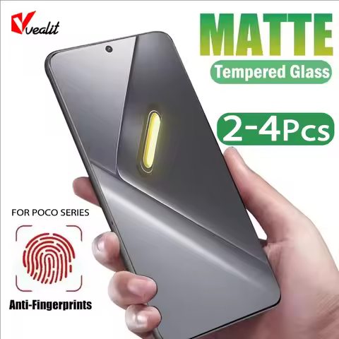 2-4Pcs Anti Fingerprint Matte Protective Glass for Xiaomi Poco X8 Pro Max Frosted Screen Protector f