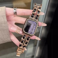 Luxurious Chain Watch Strap Case For A-pple Watch Strap Series10 9 8 7654321,SE Ultra2 iwatch Case a
