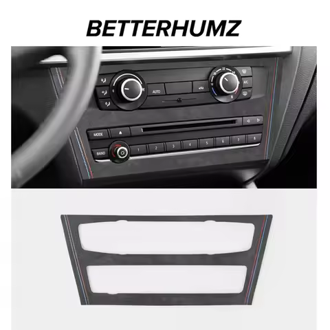 For BMW X3 F25 X4 F26 Made of Alcantara Car Interior Center Console Air Condition CD Panel Trim Perf