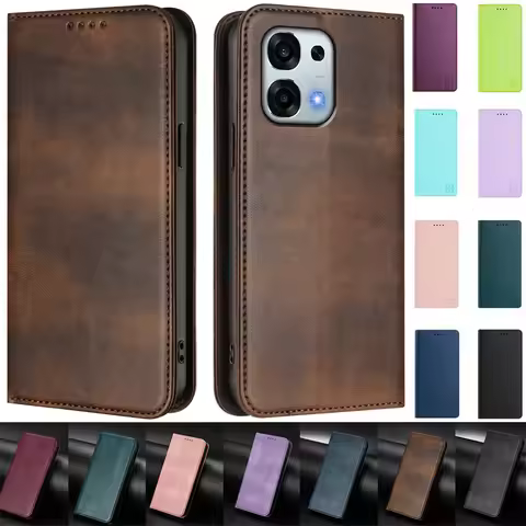 Fundas Oppo A6 Pro Magnetic Case for Oppo A6 Pro F31 5G A6Pro Capa Leather Wallet Case for Oppo A6 P