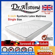 (Ready Stock Kuching) Dr.Alstone 5 inch (Single Size) High Quality  Synthetic Latex Mattress Tilam