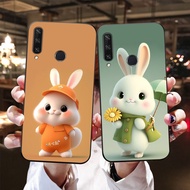 Huawei y6p / huawei y6p 2020 case with super cute rabbit print