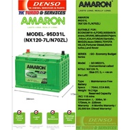 Amaron GO 95D31L (NX120-7L) Car Battery DIESEL ECONOMY NISSAN Urvan Navara, ISUZU DMax, TOYOTA Hilux