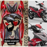 Y15ZR V1 V2 MX KING 2020 MERAH COVER SET BODY COVER MERAH SIAP STICKER