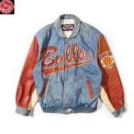 [GARANSI] JACKET VINTAGE DENIM BULLS LIMITED BY JEFF HAMILTON ORIGINAL