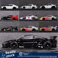MINIGT LBWK Mazda RX-7 Toyota GR86 McLaren 720S S15 GTR Die-Cast 1:64 Scale Model Car