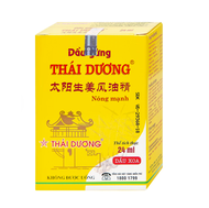 Dầu gừng Thái Dương - Thông kinh hoạt lạc giảm đau (Chai 6ml - 24ml)