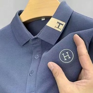 M-5XL 6Color Color T Shirt Men Fashion Simple Plus Size Casual Short Sleeved Polo Shirt