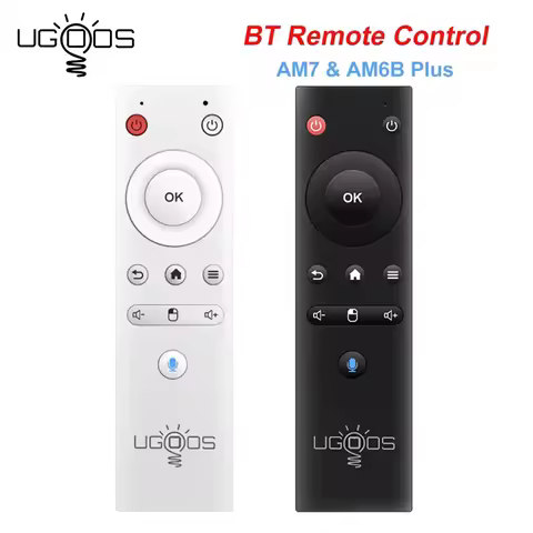 Original UGOOS BT Voice Remote Control Replacement with Gyroscope Air Mouse for Ugoos x4 pro AM7 AM6