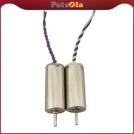 [PETSOLA] 2 Pieces Drone Electrical Machine CW CCW Motor Engine for RC   H36 Model Toy