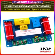 Crossover Pasif 3 Way Passive Speaker Crossover Low Mid High WEAH-338