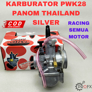 KARBURATOR PWK28 SILVER PANOM THAILAND RACING UNIVESAL KUALITAS ORIGINAL CARBURETOR KARBU CARBU KABU